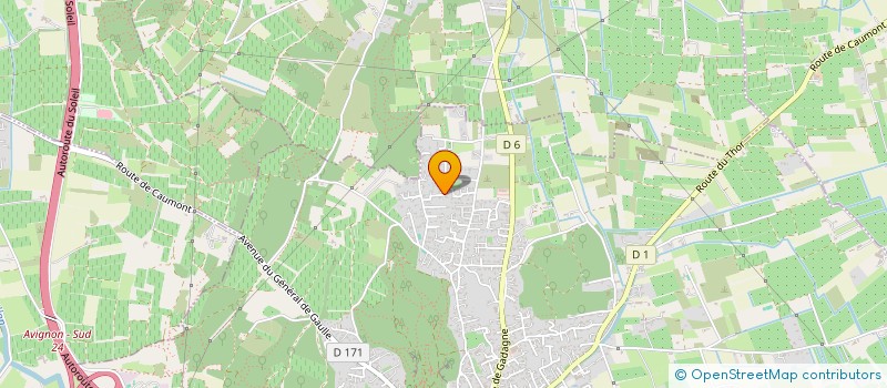 localisation de l'entreprise ONE  CAUMONT-SUR-DURANCE