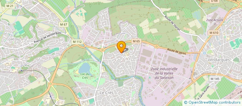 localisation de l'entreprise ONE  LE CRES