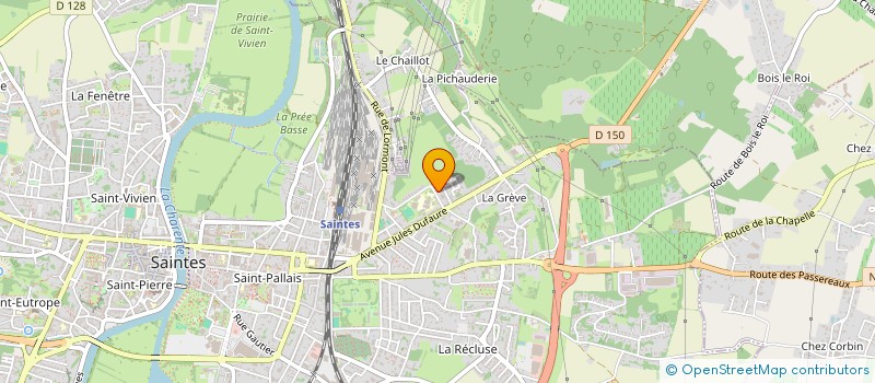 localisation de l'entreprise ONE AGAIN PRODUCTIONS  SAINTES