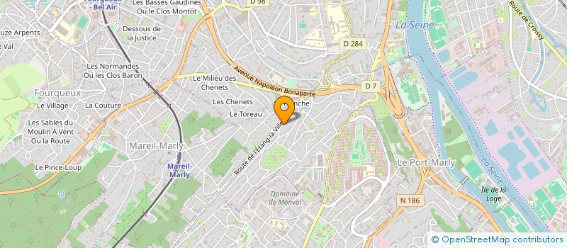 localisation de l'entreprise ONE & ALL+  LE PECQ