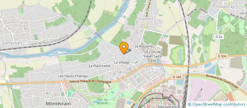 localisation de l'entreprise ONE ASSIST ENTREPRISE  CHESSY