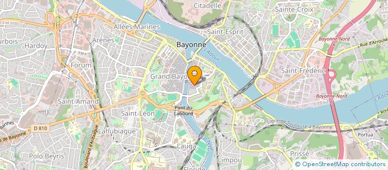 localisation de l'entreprise ONE BAT à BAYONNE