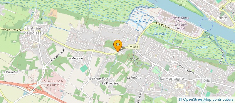 localisation de l'entreprise ONE BECHT  SAINT-JEAN-DE-BOISEAU