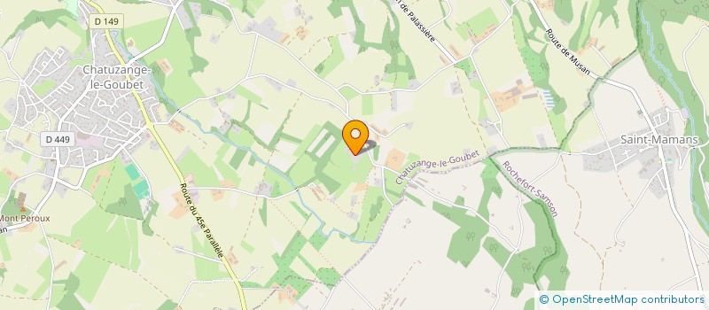 localisation de l'entreprise ONE BEER FOR ALL  CHATUZANGE-LE-GOUBET