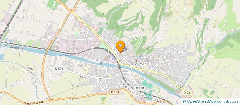 localisation de l'entreprise ONE BOARD  CREST