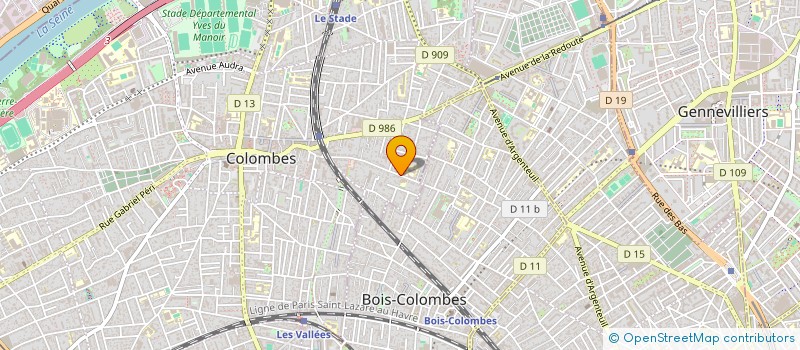 localisation de l'entreprise ONE-BRAND ECOM à COLOMBES