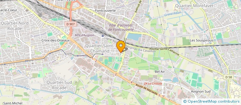 localisation de l'entreprise ONE BTP  AVIGNON