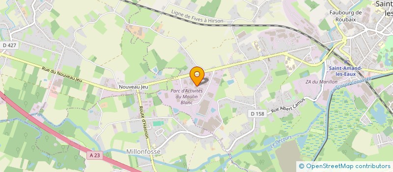 localisation de l'entreprise ONE (BURN) FOR THE ROAD  SAINT-AMAND-LES-EAUX