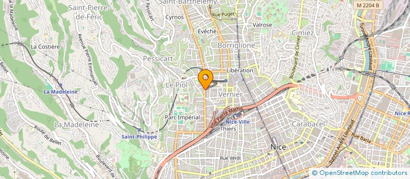 localisation de l'entreprise ONE C à NICE
