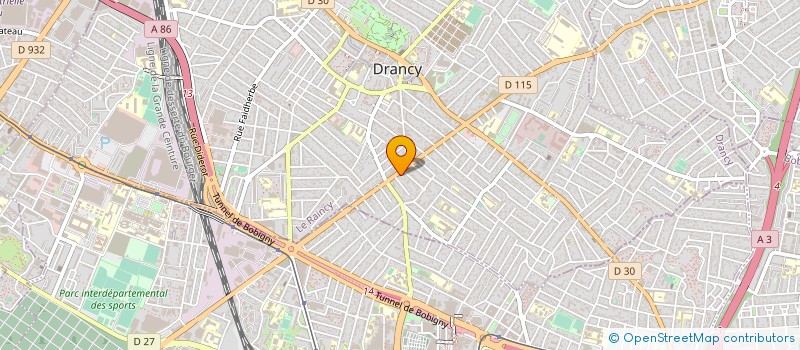localisation de l'entreprise ONE CAB à DRANCY