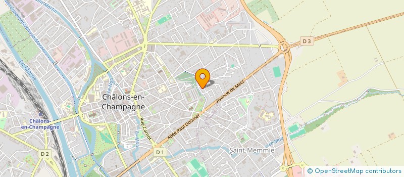 localisation de l'entreprise ONE CALL CONCIERGERIE à CHALONS-EN-CHAMPAGNE