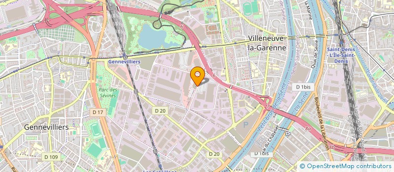 localisation de l'entreprise ONE CAP FOOD - PT GEN  GENNEVILLIERS