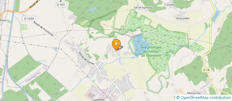 localisation de l'entreprise ONE CAR à FRONTONAS