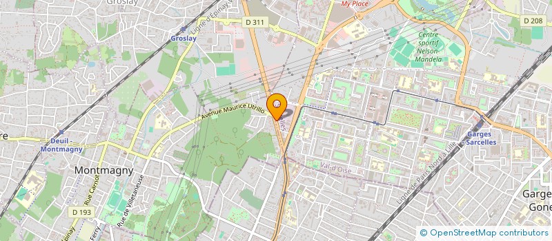 localisation de l'entreprise ONE CAR  SARCELLES