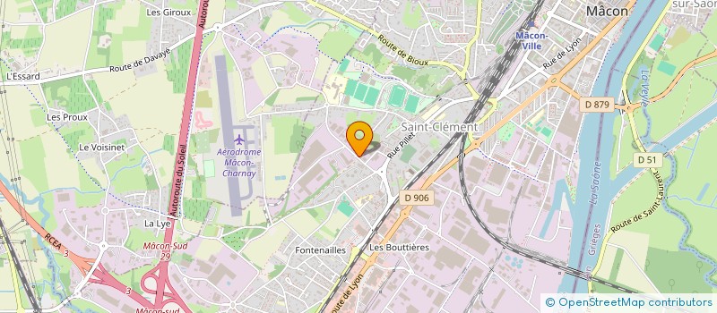 localisation de l'entreprise ONE CARS 71  MACON