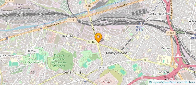 localisation de l'entreprise ONE CASH à NOISY-LE-SEC