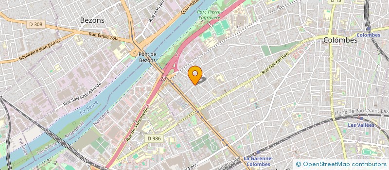 localisation de l'entreprise ONE CAUSE  COLOMBES
