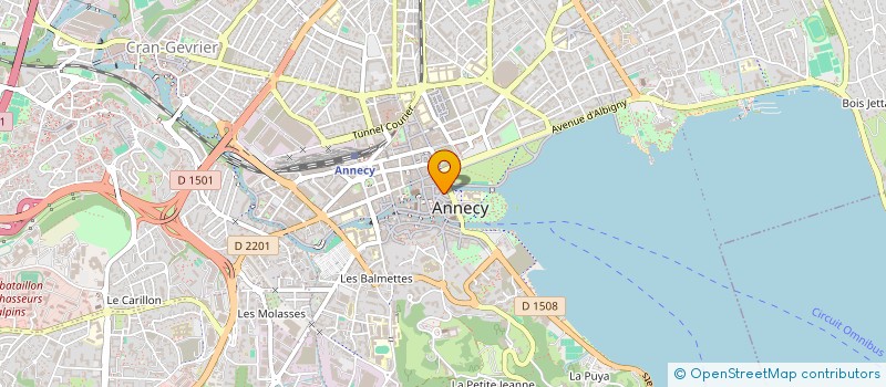 localisation de l'entreprise ONE CHANGE à ANNECY