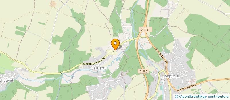 localisation de l'entreprise ONE CHOT  COURGENT