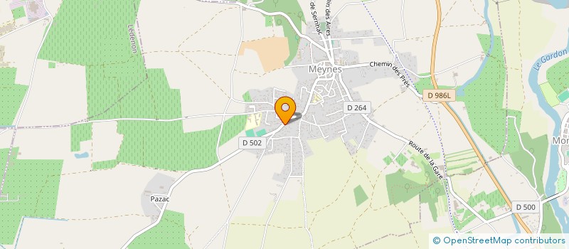 localisation de l'entreprise ONE & CO  MEYNES