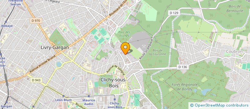 localisation de l'entreprise ONE CONSTRUCTION à CLICHY-SOUS-BOIS