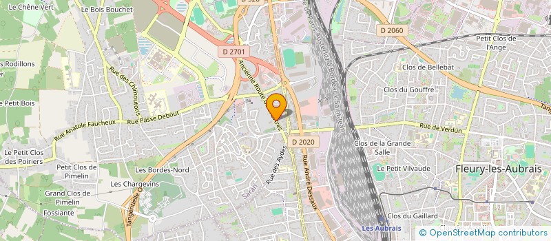 localisation de l'entreprise ONE DERET à SARAN