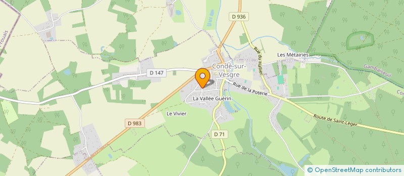 localisation de l'entreprise ONE DESIGN  CONDE-SUR-VESGRE