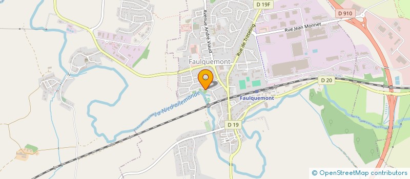 localisation de l'entreprise ONE DEVELOPMENT & CONSULTING  FAULQUEMONT