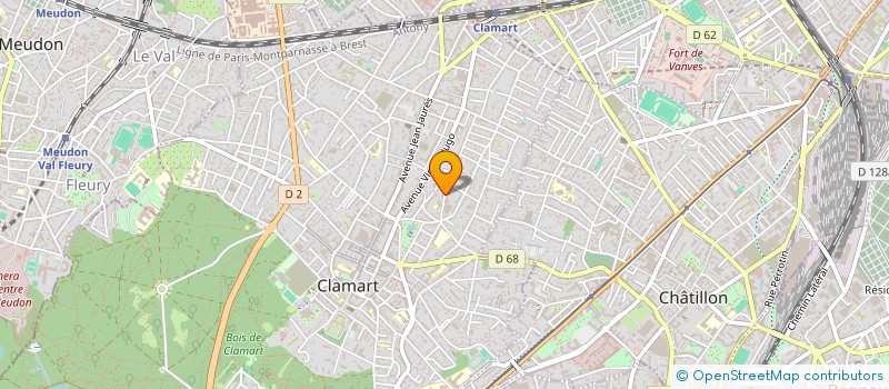 localisation de l'entreprise ONE DIGITAL NATION à CLAMART