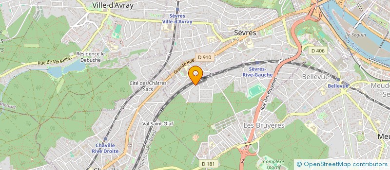 localisation de l'entreprise ONE DROP  SEVRES