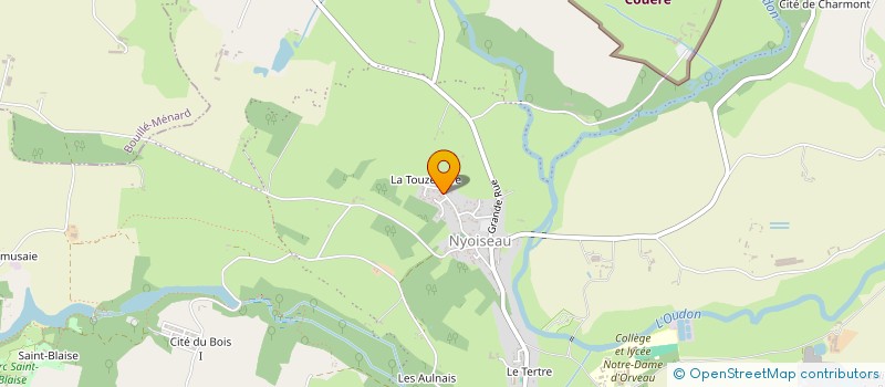 localisation de l'entreprise ONE DROP PRODUCTION à SEGRE-EN-ANJOU BLEU