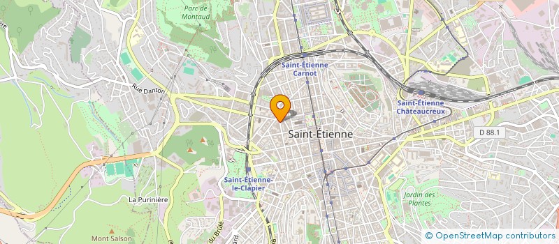 localisation de l'entreprise ONE EM HOLDING  SAINT-ETIENNE