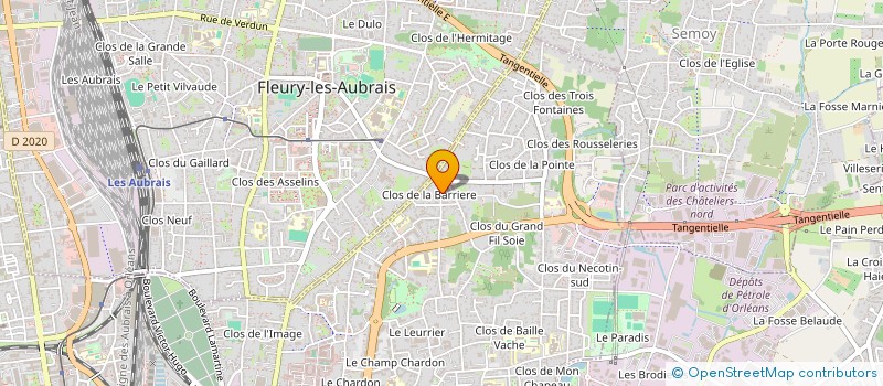 localisation de l'entreprise ONE'EVENTS à ORLEANS