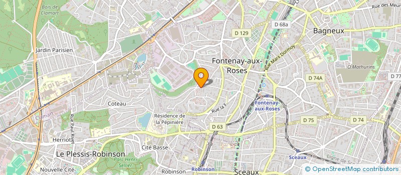 localisation de l'entreprise ONE EXPRESS DELIVERY SERVICE à FONTENAY-AUX-ROSES