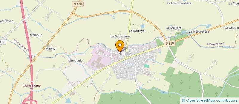 localisation de l'entreprise ONE FAMILY  NUAILLE