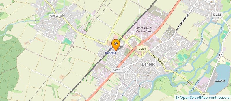 localisation de l'entreprise ONE FAMILY  BENFELD