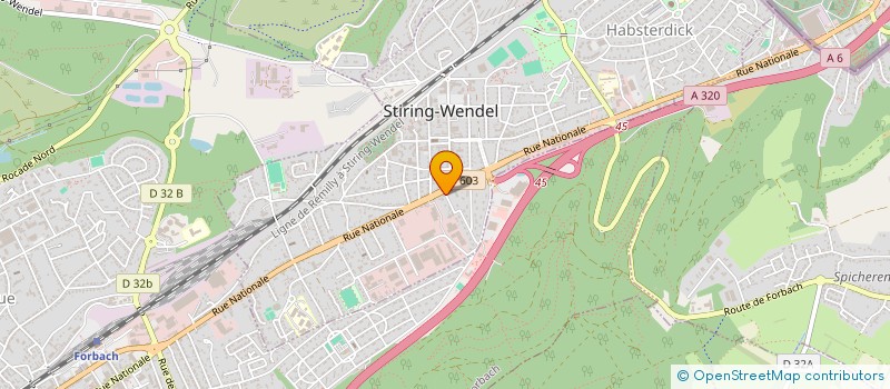 localisation de l'entreprise ONE FITNESS SERVICES à STIRING-WENDEL