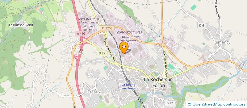 localisation de l'entreprise ONE FIVE MOTORSPORT  LA ROCHE-SUR-FORON