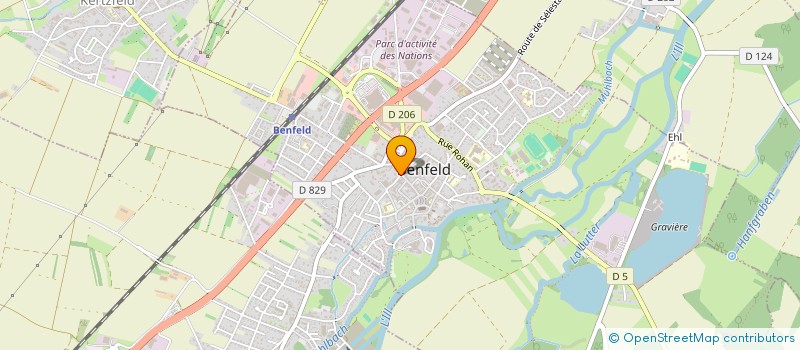 localisation de l'entreprise ONE FOOD  BENFELD