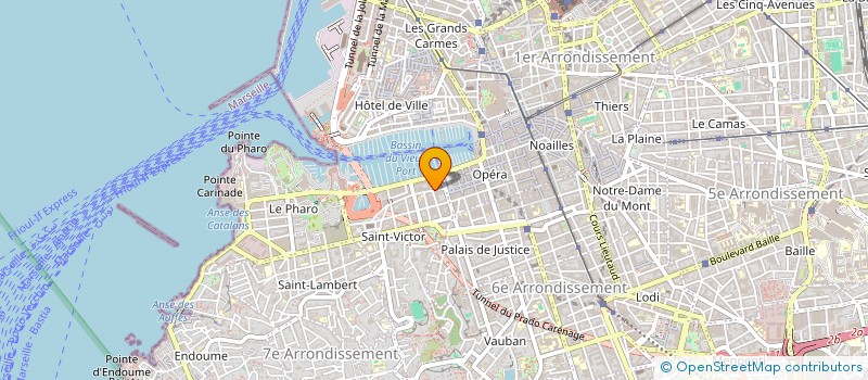 localisation de l'entreprise ONE FOOT INN à MARSEILLE