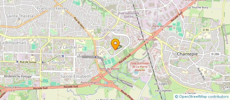 localisation de l'entreprise ONE FOR ALL  RENNES