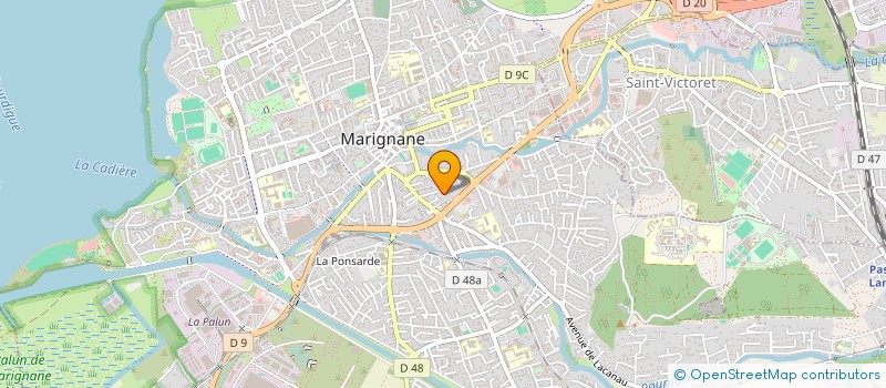 localisation de l'entreprise ONE GROUND ASSISTANCE TRANSPORT EXPRESS  MARIGNANE
