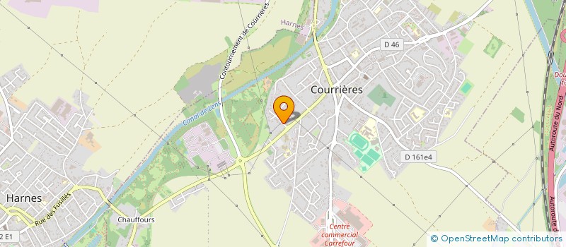 localisation de l'entreprise ONE HIP HOP CREW  COURRIERES