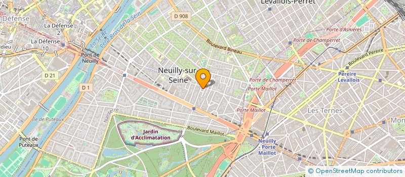 localisation de l'entreprise ONE INFLUENCE à NEUILLY-SUR-SEINE