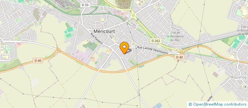 localisation de l'entreprise ONE INK à MERICOURT