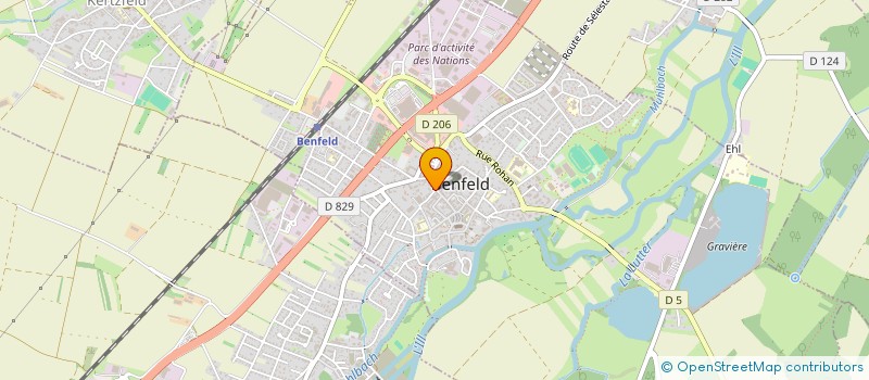 localisation de l'entreprise ONE KEBAB  BENFELD