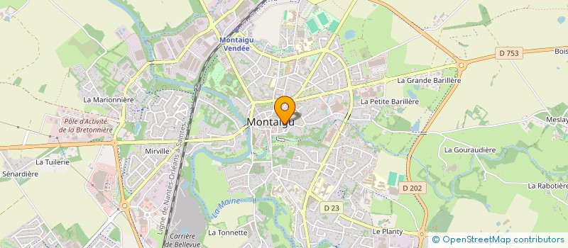 localisation de l'entreprise ONE KICK COLLECTIF à MONTAIGU-VENDEE