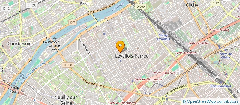 localisation de l'entreprise ONE LAP 2 GO à LEVALLOIS-PERRET