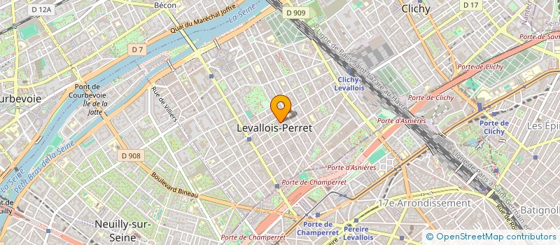 localisation de l'entreprise ONE LIFE à LEVALLOIS-PERRET
