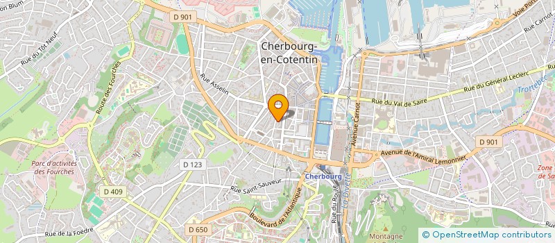 localisation de l'entreprise ONE LIFE  CHERBOURG-EN-COTENTIN